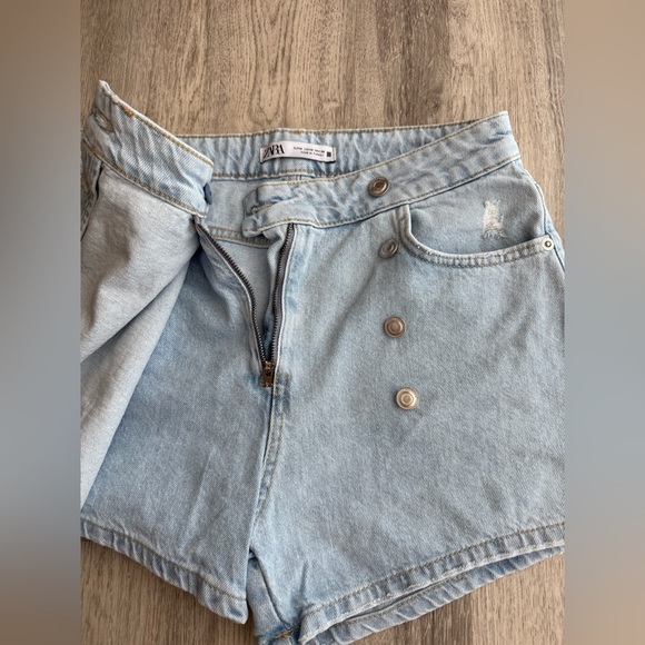 Light Blue Denim Mini Skirt - Picture 4 of 5